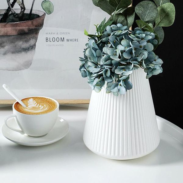 vases nordic creative vase home decor flower for homes wet and dry planter desk decoration imitation ceramic plastic crafts 
vases nordic creative vase home decor flower for homes wet and dry planter desk decoration imitation ceramic plastic crafts