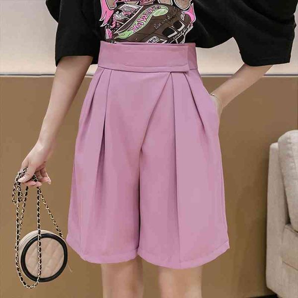 loose summer bermuda wide leg shorts women high waisted knee length short suit trousers office lady work wear k790, White;black
loose summer bermuda wide leg shorts women high waisted knee length short suit trousers office lady work wear k790, White;black