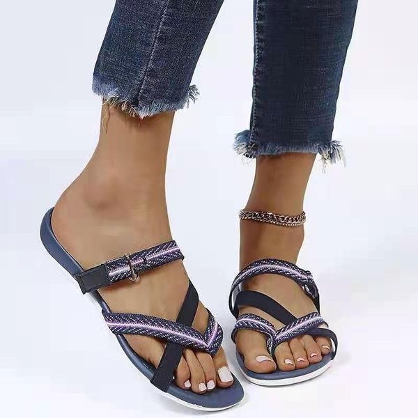 slippers flat shoes female woman's slides big size rubber flip flops low elastic band 2021 summer hawaiian hook & loop scandals, Black
slippers flat shoes female woman's slides big size rubber flip flops low elastic band 2021 summer hawaiian hook & loop scandals, Black