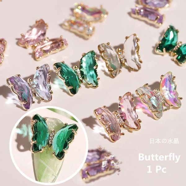 1pc aurora crystal butterfly nail art decoration 3d holographic butterflies design metal jewelry manicure accessories1, Silver;gold
1pc aurora crystal butterfly nail art decoration 3d holographic butterflies design metal jewelry manicure accessories1, Silver;gold