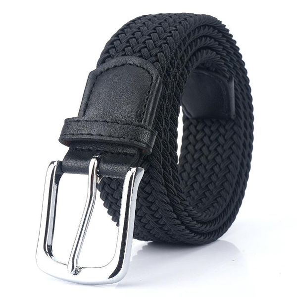 belts 3.4cm canvas elastic belt men and women pin buckle young students woven, Black;brown
belts 3.4cm canvas elastic belt men and women pin buckle young students woven, Black;brown