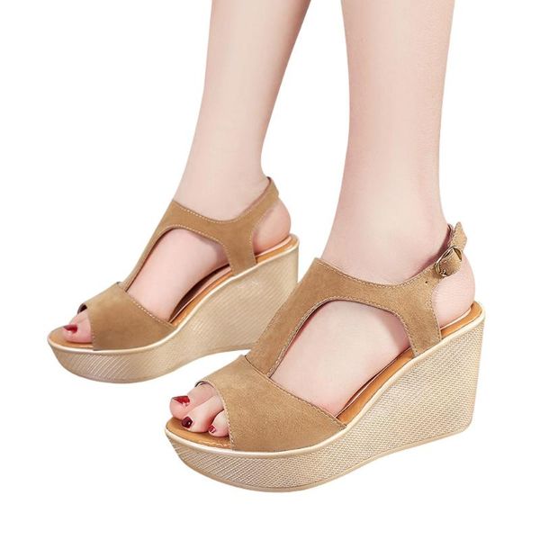 nice fashion women sandals summer shoes wedges open toe thick heel mujer platform high-heeled woman, Black
nice fashion women sandals summer shoes wedges open toe thick heel mujer platform high-heeled woman, Black