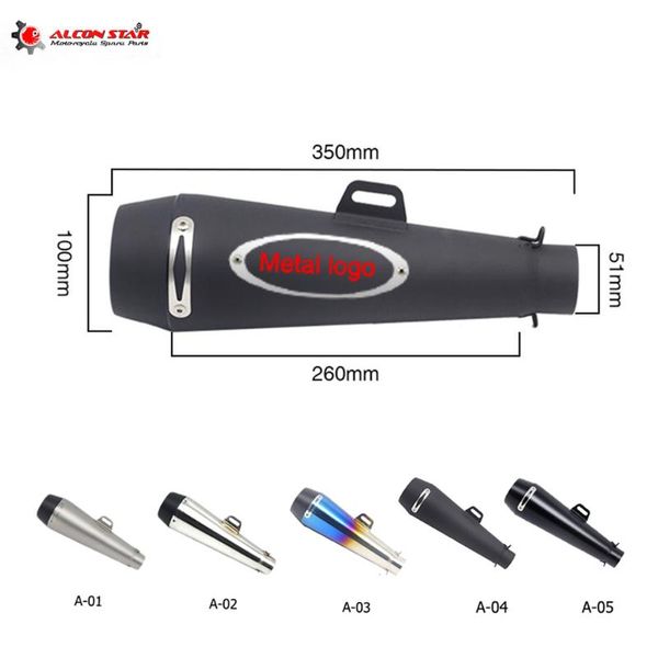 motorcycle exhaust system alconstar universal 51mm muffler m4 large displacement modified pipe for most motocross dirt bike cross atv
motorcycle exhaust system alconstar universal 51mm muffler m4 large displacement modified pipe for most motocross dirt bike cross atv