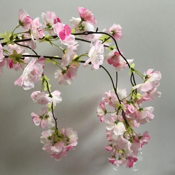 decorative flowers & wreaths 135cm artifical silk cherry blossoms branch tree stem wedding arch decoration flower background wall hanging fa
decorative flowers & wreaths 135cm artifical silk cherry blossoms branch tree stem wedding arch decoration flower background wall hanging fa