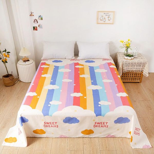 sheets & sets cotton single bed sheet cartoon bear rainbow white print cover 0.9m/1.2m/1.5m/1.8m/2m wide queen king size no case
sheets & sets cotton single bed sheet cartoon bear rainbow white print cover 0.9m/1.2m/1.5m/1.8m/2m wide queen king size no case