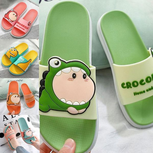 slippers women summer open toe indoor cartoon crocodile dinosaur slide sandals non-slip slip-on bathroom beach shoes, Black
slippers women summer open toe indoor cartoon crocodile dinosaur slide sandals non-slip slip-on bathroom beach shoes, Black
