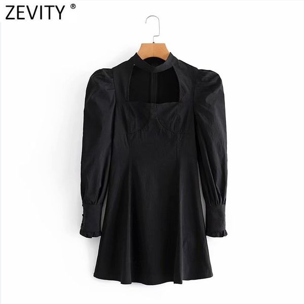 zevity women vintage pleats puff sleeve black mini dress lady chic court style square collar back zipper slim vestido ds4774 210419, Black;gray
zevity women vintage pleats puff sleeve black mini dress lady chic court style square collar back zipper slim vestido ds4774 210419, Black;gray
