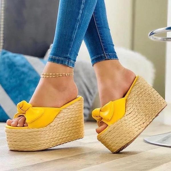 slippers shoes women summer heeled mules slides on a wedge low pantofle butterfly-knot high 2021 pu fabric rome scandals pumps b, Black
slippers shoes women summer heeled mules slides on a wedge low pantofle butterfly-knot high 2021 pu fabric rome scandals pumps b, Black
