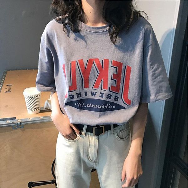 women's t-shirt summer 2021 tide blouse celebrity ins short sleeve brim of tall waist women cultivate one's morality, White
women's t-shirt summer 2021 tide blouse celebrity ins short sleeve brim of tall waist women cultivate one's morality, White