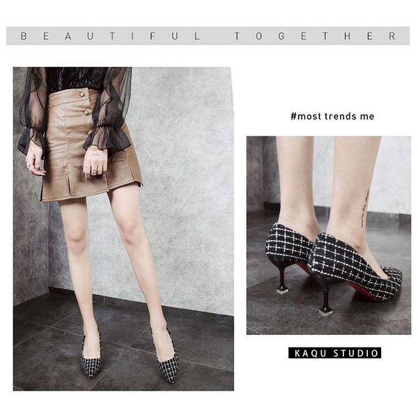 dress shoes 2021 spring and autumn shallow mouth european american fashion pointed high heels wild women's fairy st, Black
dress shoes 2021 spring and autumn shallow mouth european american fashion pointed high heels wild women's fairy st, Black