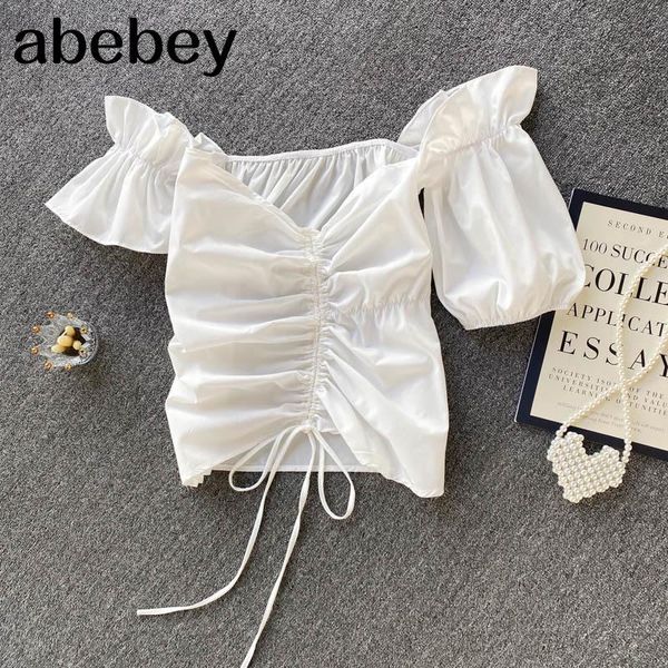 women's blouses & shirts women fashion korean blouse design asymmetry short sleeve slash neck slim summer off shoulder, White
women's blouses & shirts women fashion korean blouse design asymmetry short sleeve slash neck slim summer off shoulder, White