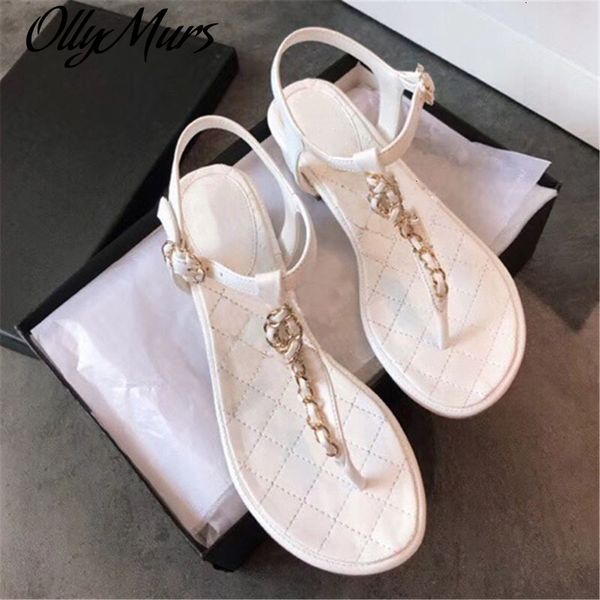 summer luxury brand women's sandals sandals chain block heels med shoes mujer zapatos p77m, Black
summer luxury brand women's sandals sandals chain block heels med shoes mujer zapatos p77m, Black