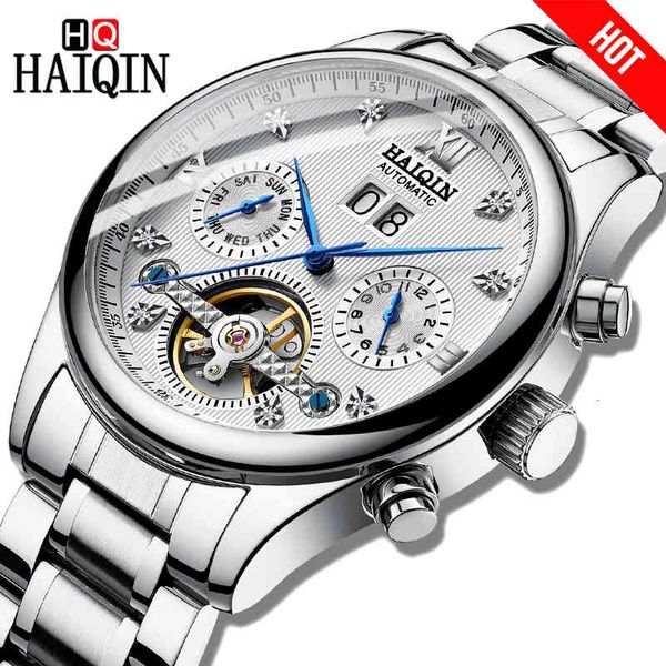 haiqin luxe merk mannen horloges automatische mechanische bussiness horloge voor volledig stalen militaire waterdicht, Slivery;brown
haiqin luxe merk mannen horloges automatische mechanische bussiness horloge voor volledig stalen militaire waterdicht, Slivery;brown