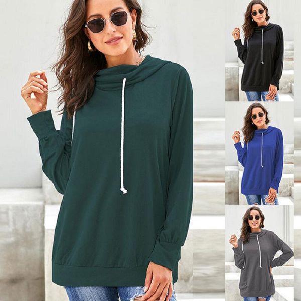 women's hoodies & sweatshirts woman hoodie with rope drawstring long sleeve hooded pullovers female ladies casual autumn spring s-xxl, Black
women's hoodies & sweatshirts woman hoodie with rope drawstring long sleeve hooded pullovers female ladies casual autumn spring s-xxl, Black