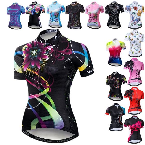 weimostar women's bike jersey summer mountain cycling ladies bicycle shirt pro team clothing female maillot racing jackets, Black;red
weimostar women's bike jersey summer mountain cycling ladies bicycle shirt pro team clothing female maillot racing jackets, Black;red