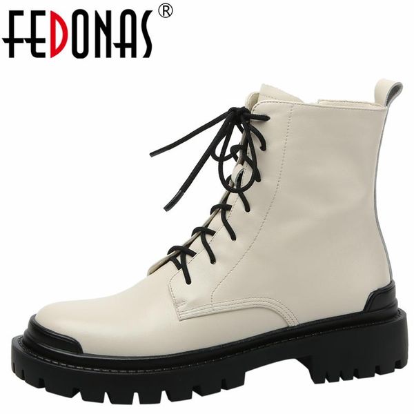 boots fedonas genuine leather motorcycle women ankle autumn winter fashion outdoor casual thick heels 2021 shoes woman, Black
boots fedonas genuine leather motorcycle women ankle autumn winter fashion outdoor casual thick heels 2021 shoes woman, Black