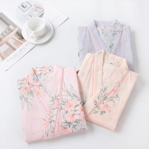 summer thin robe japanese style women sleepwear bathrobe 100% cotton gauze home leisure wear sauna sweat steamed clothes, Black;red
summer thin robe japanese style women sleepwear bathrobe 100% cotton gauze home leisure wear sauna sweat steamed clothes, Black;red