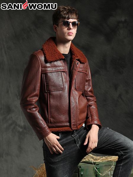 men's leather & faux fashion 100% quality real sheepskin fur men coat genuine sheep shearling male winter jacket black locomotive outer
men's leather & faux fashion 100% quality real sheepskin fur men coat genuine sheep shearling male winter jacket black locomotive outer