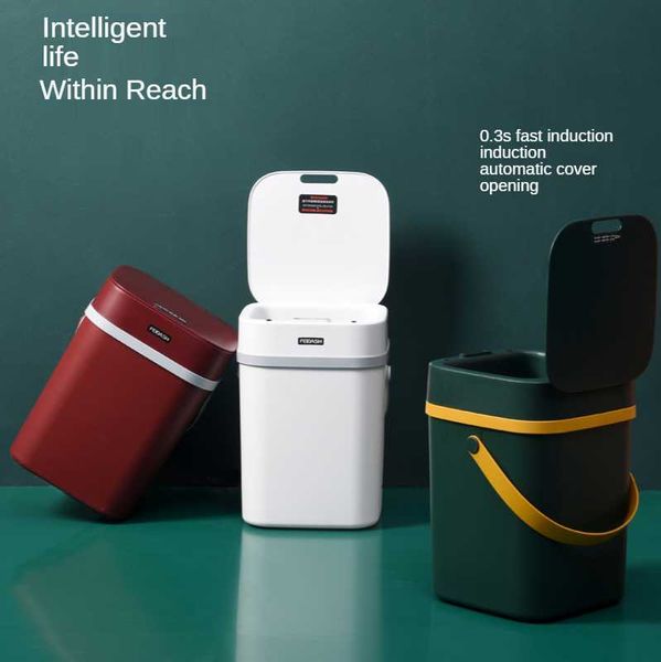 waste bins intelligent sensor trash can bathroom storage box with handle automatic electric cleaning tool products
waste bins intelligent sensor trash can bathroom storage box with handle automatic electric cleaning tool products