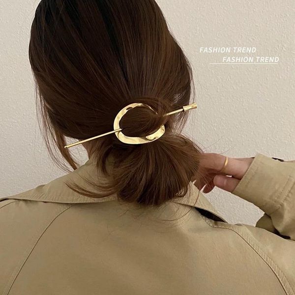 hair clips & barrettes wholesale women's accessories modern japanese temperament hairpin korean fashion geometric metal daily, Golden;silver
hair clips & barrettes wholesale women's accessories modern japanese temperament hairpin korean fashion geometric metal daily, Golden;silver