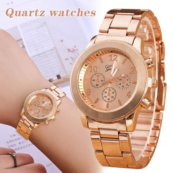 wristwatches ly casual women men quartz watch round dial wrist with steel strap business do99, Slivery;brown
wristwatches ly casual women men quartz watch round dial wrist with steel strap business do99, Slivery;brown
