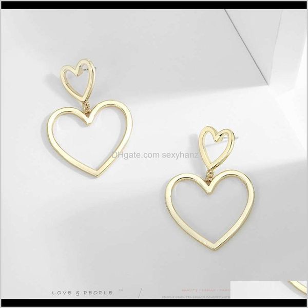 dangle & chandelier jewelry drop delivery 2021 personality gold hollow heart s925 sier needle fashion alloy love earrings med6c, Silver
dangle & chandelier jewelry drop delivery 2021 personality gold hollow heart s925 sier needle fashion alloy love earrings med6c, Silver