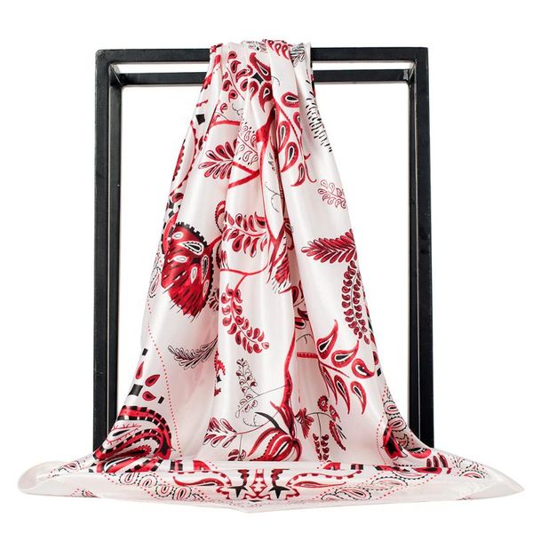 scarves imitate silk women foulard 90*90cm square head hijab scarf ladies chiffon shawl wrap muffler pareo bandanna female, Blue;gray
scarves imitate silk women foulard 90*90cm square head hijab scarf ladies chiffon shawl wrap muffler pareo bandanna female, Blue;gray