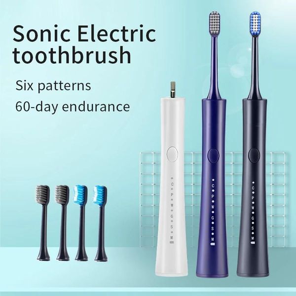 smart electric toothbrush usb rechargeable sonic ipx7 waterproof six cleaning model tooth brush with replacement head
smart electric toothbrush usb rechargeable sonic ipx7 waterproof six cleaning model tooth brush with replacement head
