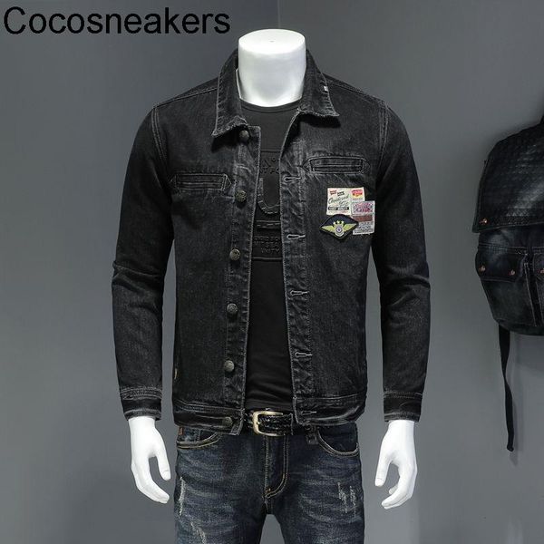 men's jackets badge denim jacket cross border trend long term stock, Black;brown
men's jackets badge denim jacket cross border trend long term stock, Black;brown