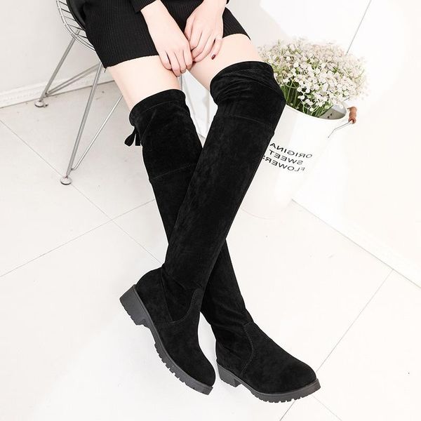 boots size women's korean over knee shoes are heel plush suede large all year round, Black
boots size women's korean over knee shoes are heel plush suede large all year round, Black
