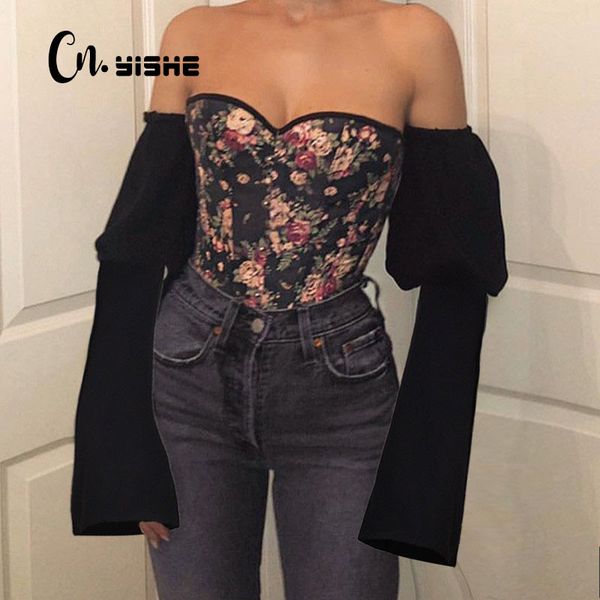 cnyishe off shoulder backless lace up crop women bustier corset vintage floral print slash neck cropped shirts tee 210419, White
cnyishe off shoulder backless lace up crop women bustier corset vintage floral print slash neck cropped shirts tee 210419, White