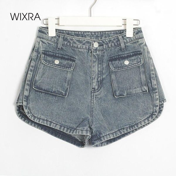 wixra slim denim shorts womens pockets zippers high waist all base match casual streetwear 2021 summer women's, White;black
wixra slim denim shorts womens pockets zippers high waist all base match casual streetwear 2021 summer women's, White;black