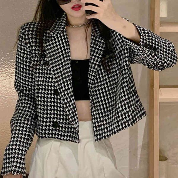 women's suits & blazers blazer short women's casual chess, goose-proof jacket r4va, White;black
women's suits & blazers blazer short women's casual chess, goose-proof jacket r4va, White;black