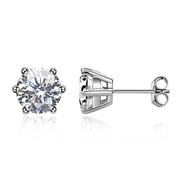 stud real 1 carat d color moissatine earrings for women 18k gold 100% 925 sterling silver wedding party fine jewelry, Golden;silver
stud real 1 carat d color moissatine earrings for women 18k gold 100% 925 sterling silver wedding party fine jewelry, Golden;silver