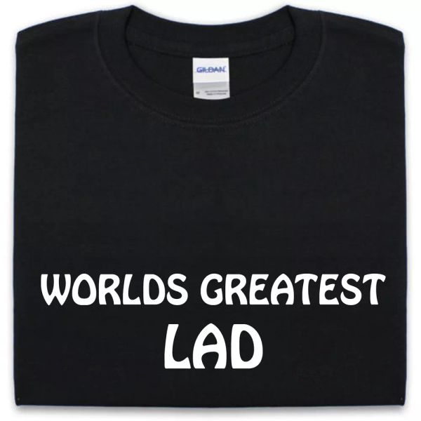 worlds greatest niño camiseta s-xxl hombre divertido, White;black 
worlds greatest niño camiseta s-xxl hombre divertido, White;black