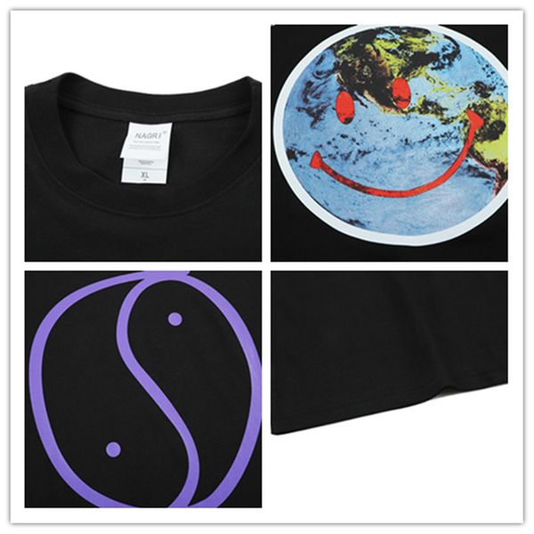 hop new arrivals men's t shirts mens hip clothing travis scott merch world face printed couple tees, White;black
hop new arrivals men's t shirts mens hip clothing travis scott merch world face printed couple tees, White;black