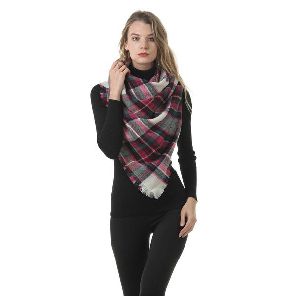 2021 winter scarf women knitted plaid warm scarves triangles shawls wrap warm cashmere female pashmina foulard echarpe bandana, Blue;gray
2021 winter scarf women knitted plaid warm scarves triangles shawls wrap warm cashmere female pashmina foulard echarpe bandana, Blue;gray