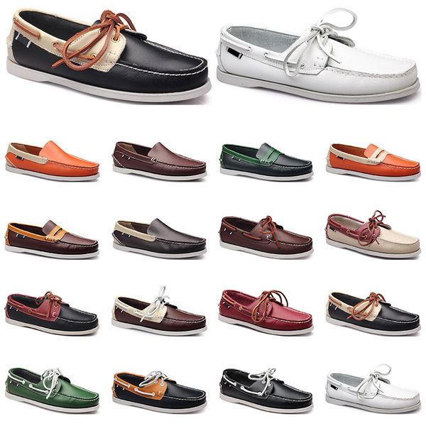 205 womens sneakers sailing shoe mens casual leather shoes black white red green orange brown outdoor trainers size 38-45
205 womens sneakers sailing shoe mens casual leather shoes black white red green orange brown outdoor trainers size 38-45