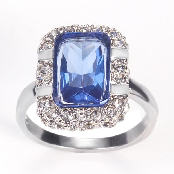 wedding rings women banquet couple cubic zirconia ring silver plated square blue stone birthday gift for girlfriend fashion jewelry, Slivery;golden
wedding rings women banquet couple cubic zirconia ring silver plated square blue stone birthday gift for girlfriend fashion jewelry, Slivery;golden