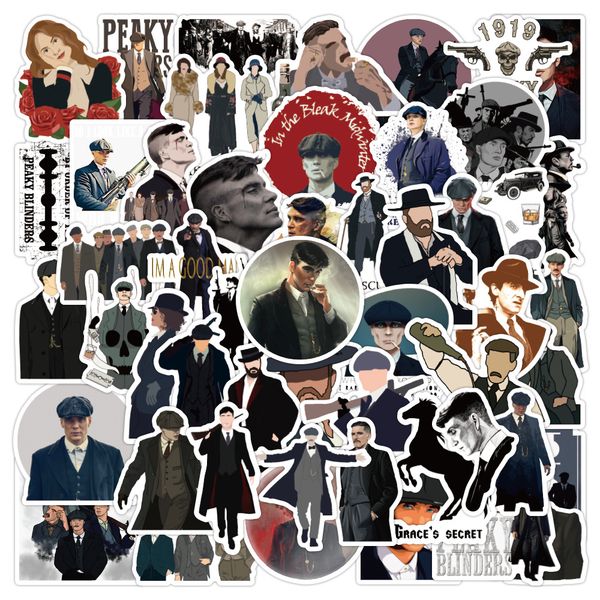 50pcs peaky blinders sticker decal stickers to diy wall helmet lapbike suitcase guitar
50pcs peaky blinders sticker decal stickers to diy wall helmet lapbike suitcase guitar