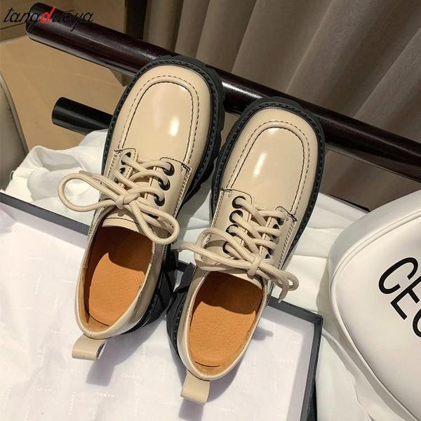 dress shoes women platform oxford 2021 autumn vintage beige leather heels lace up fashion loafer black 
dress shoes women platform oxford 2021 autumn vintage beige leather heels lace up fashion loafer black