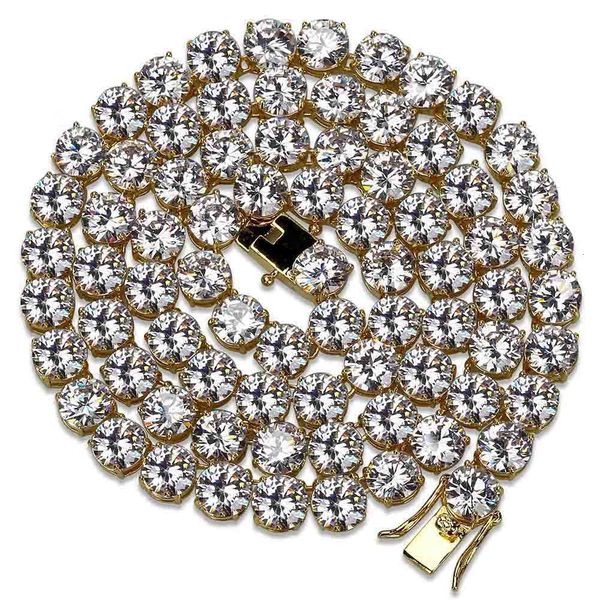 necklace real gold electroplating micro inlaid 8mm zircon tennis chain hiphop jewelry men's, Silver
necklace real gold electroplating micro inlaid 8mm zircon tennis chain hiphop jewelry men's, Silver