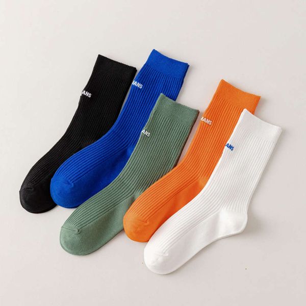 fashion brand socks men's medium style street double needle way couple ins high, Black
fashion brand socks men's medium style street double needle way couple ins high, Black