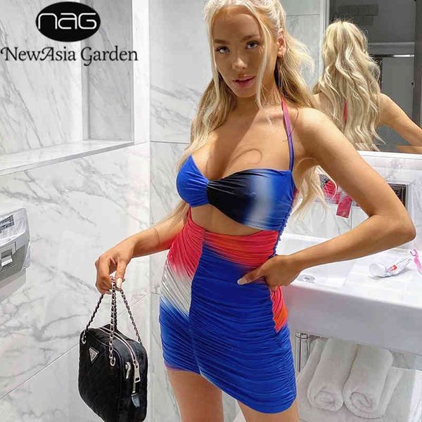 newasia summer women dress 2 layer cut out sleeveless halter bodycorn dresses lady spaghetti strap elastic mini party robe 210413, Black;gray
newasia summer women dress 2 layer cut out sleeveless halter bodycorn dresses lady spaghetti strap elastic mini party robe 210413, Black;gray