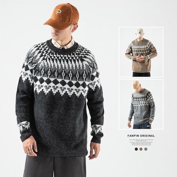 men's sweaters 2021 fall style japanese shadowless wall plus size round neck casual pullover sweater men, White;black
men's sweaters 2021 fall style japanese shadowless wall plus size round neck casual pullover sweater men, White;black