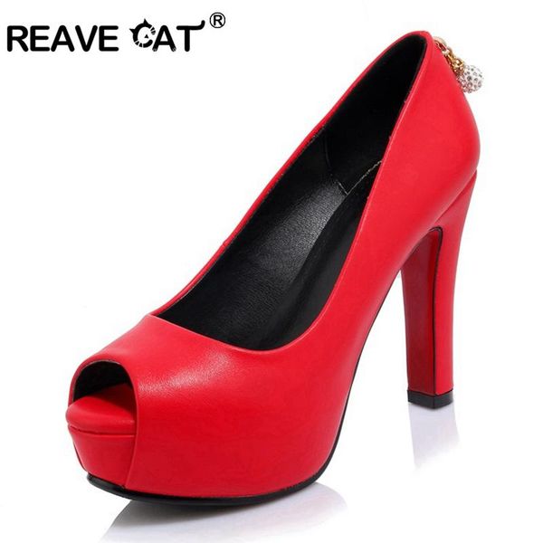 dress shoes reave cat women's pumps high heels spring summer peep toe pu slip on ball shape platform black white red big size 32-42 a20
dress shoes reave cat women's pumps high heels spring summer peep toe pu slip on ball shape platform black white red big size 32-42 a20