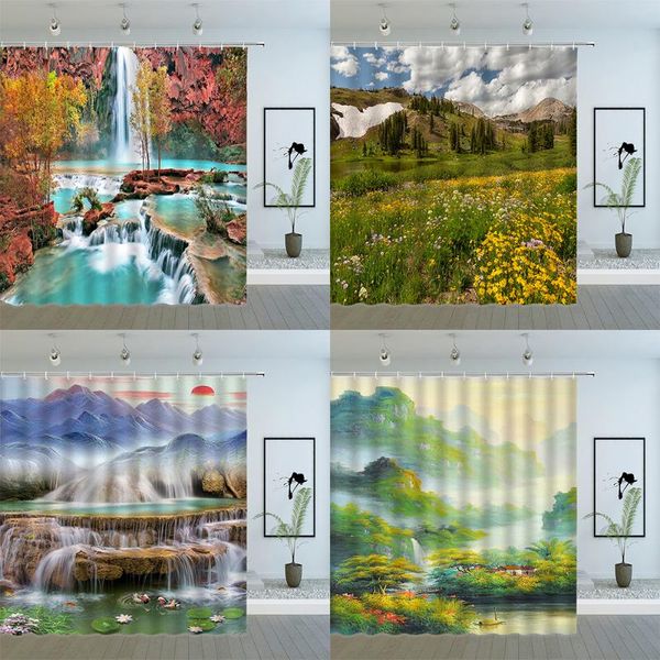 shower curtains landscape forest plant tree waterfall river natural scenery pattern print bathroom decor polyester curtain set
shower curtains landscape forest plant tree waterfall river natural scenery pattern print bathroom decor polyester curtain set