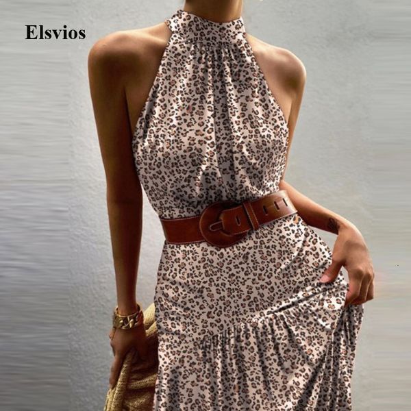 casual dresses women's summer halter long beach elegant leopard print party lady sleeveless off shoulder boho vestidos ji91, Black;gray
casual dresses women's summer halter long beach elegant leopard print party lady sleeveless off shoulder boho vestidos ji91, Black;gray