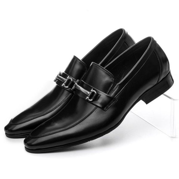 dress shoes large size eur45 black / tan loafers prom mens genuine leather wedding male business with buckle
dress shoes large size eur45 black / tan loafers prom mens genuine leather wedding male business with buckle