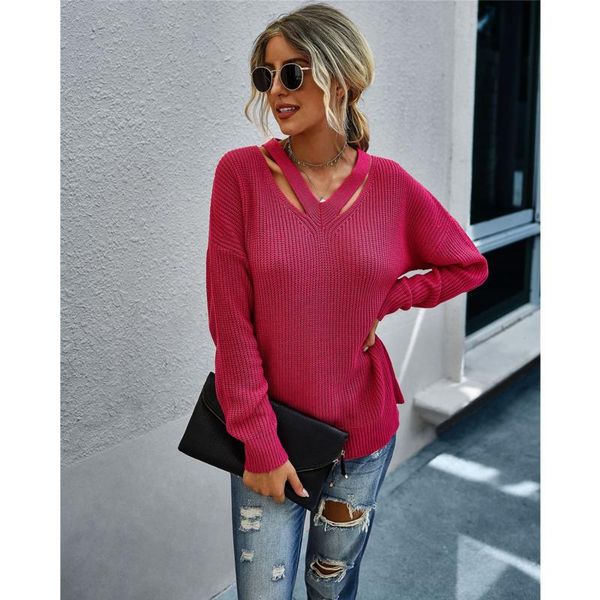 women's sweaters 2021 autumn and winter women sweater solid color v-neck hollow long sleeve harajuku style wn *, White;black
women's sweaters 2021 autumn and winter women sweater solid color v-neck hollow long sleeve harajuku style wn *, White;black